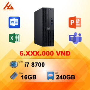 PC VĂN PHÒNG – i7 GEN8 | RAM 16GB | SSD 240GB